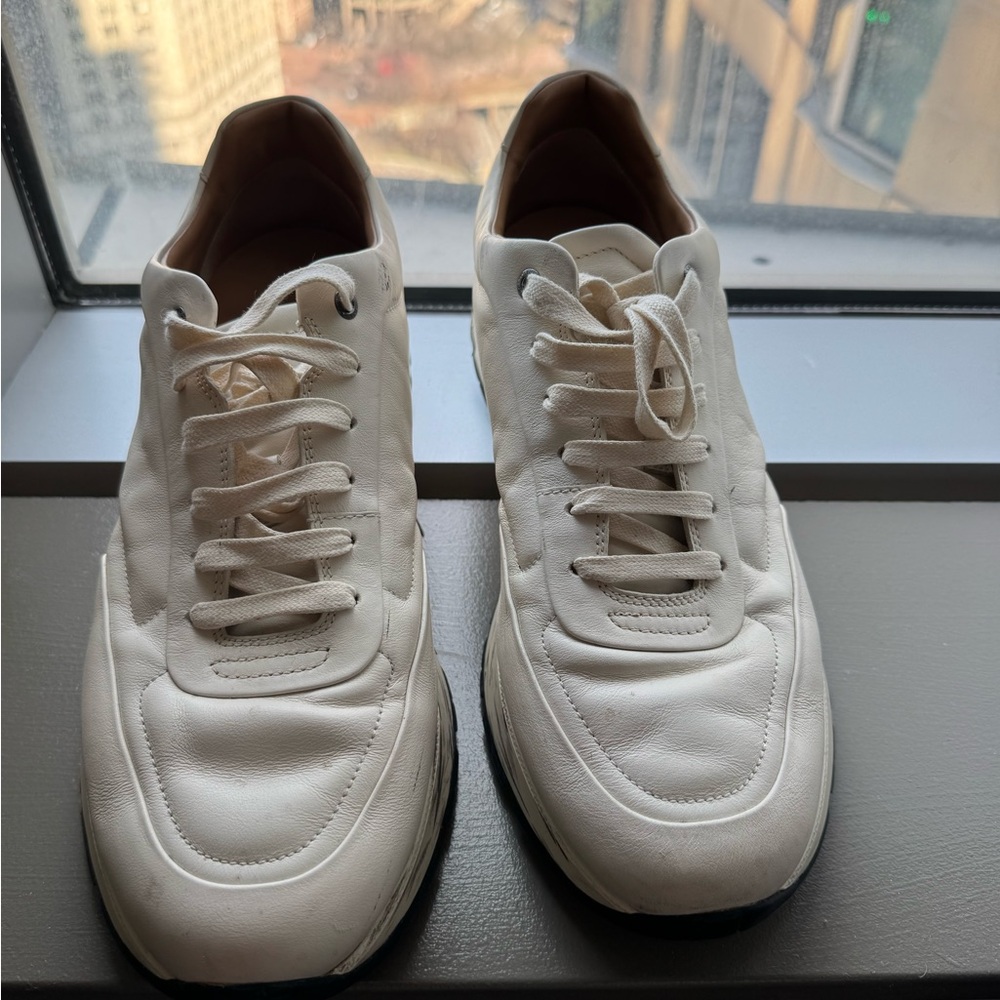 Hugo Boss White Leather Sneakers